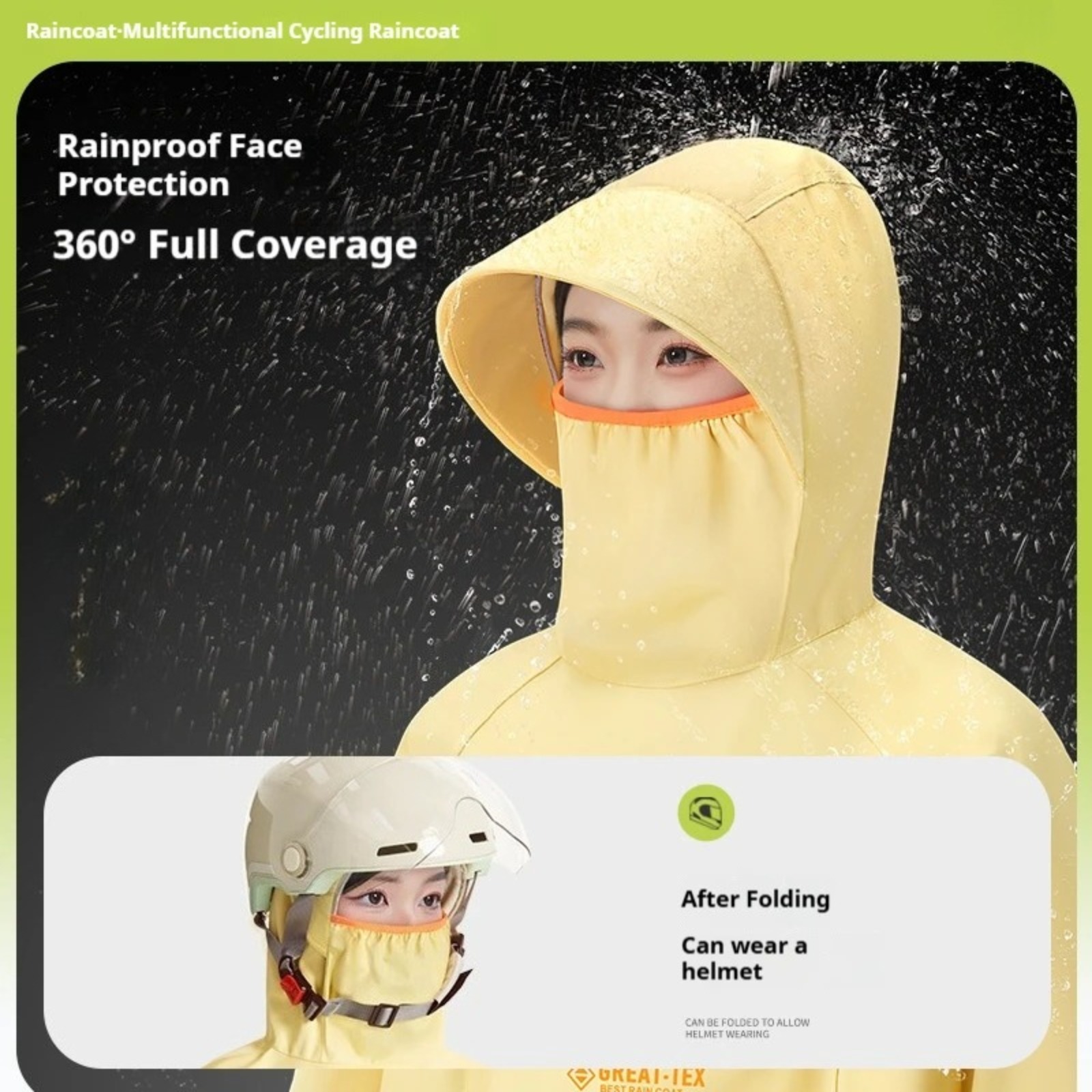 Waterproof Rain Poncho Cycling - Cycling Gear In Rain review and price