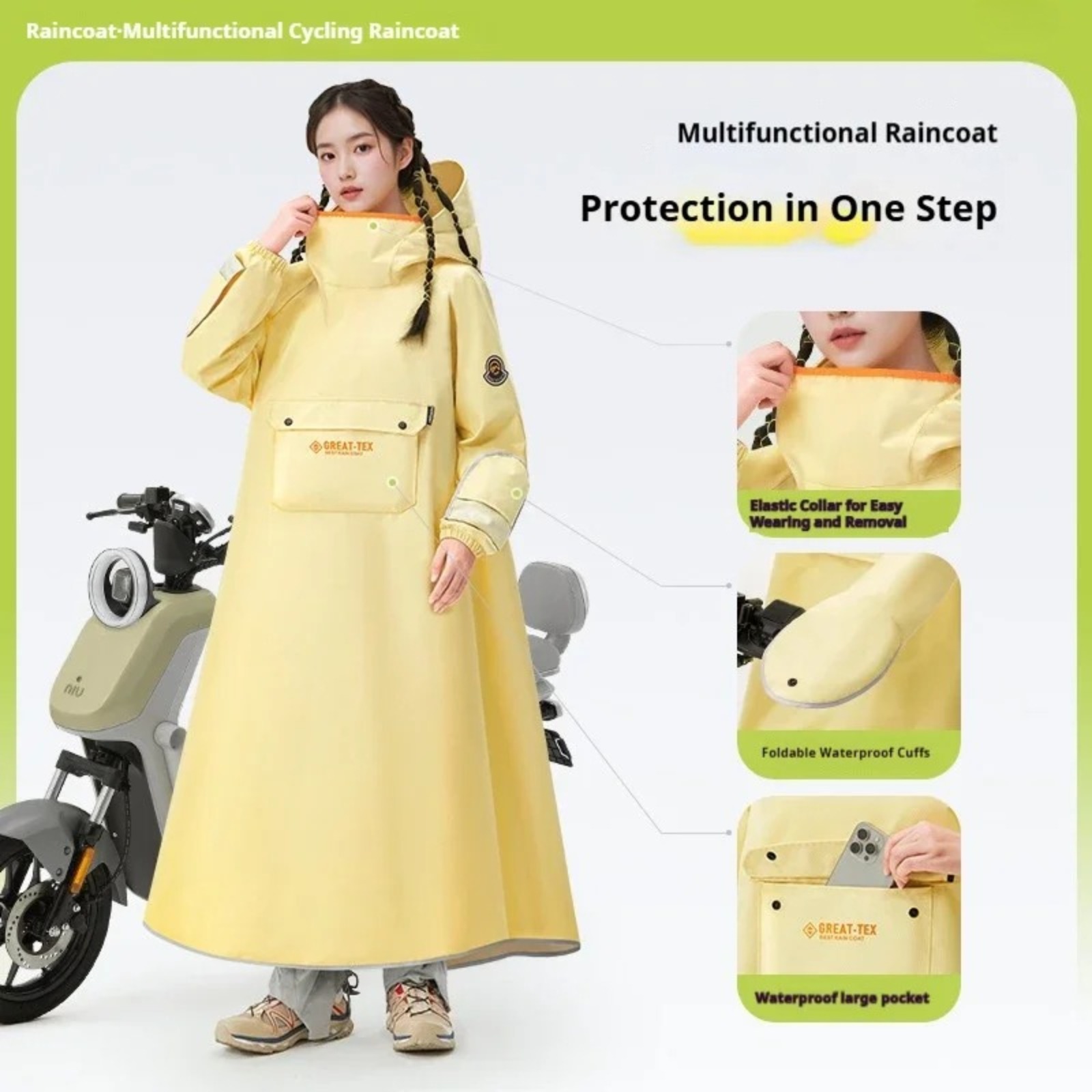 Waterproof Rain Poncho Cycling - Cycling Gear In Rain review and price