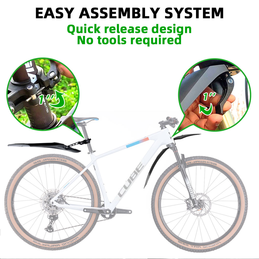 RBRL MTB Bicycle Mudguard Quic - Bike Fender Set review and price