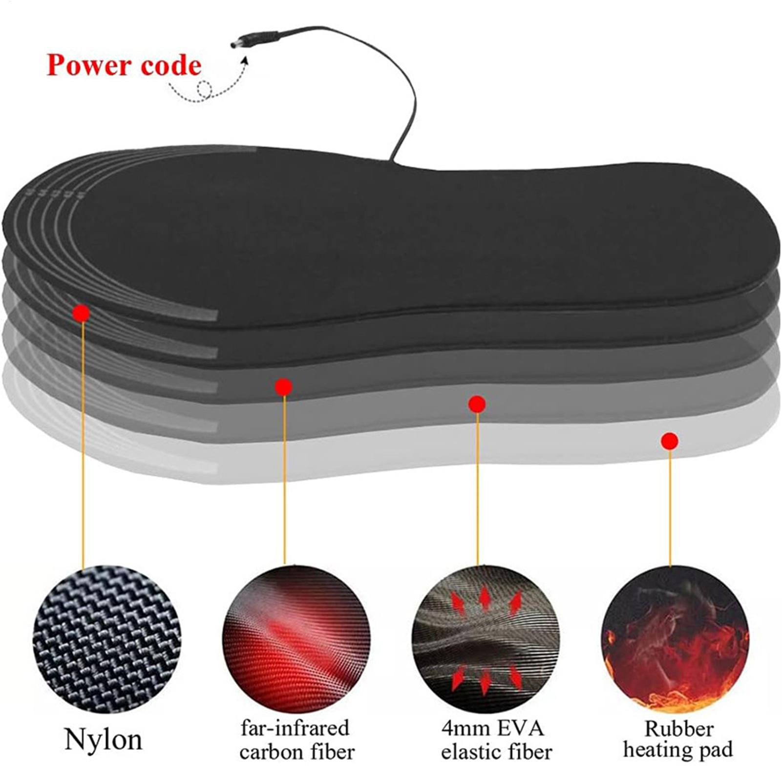 Heated Shoe Insoles Cuttable W - Cycling Shoe Insoles review and price