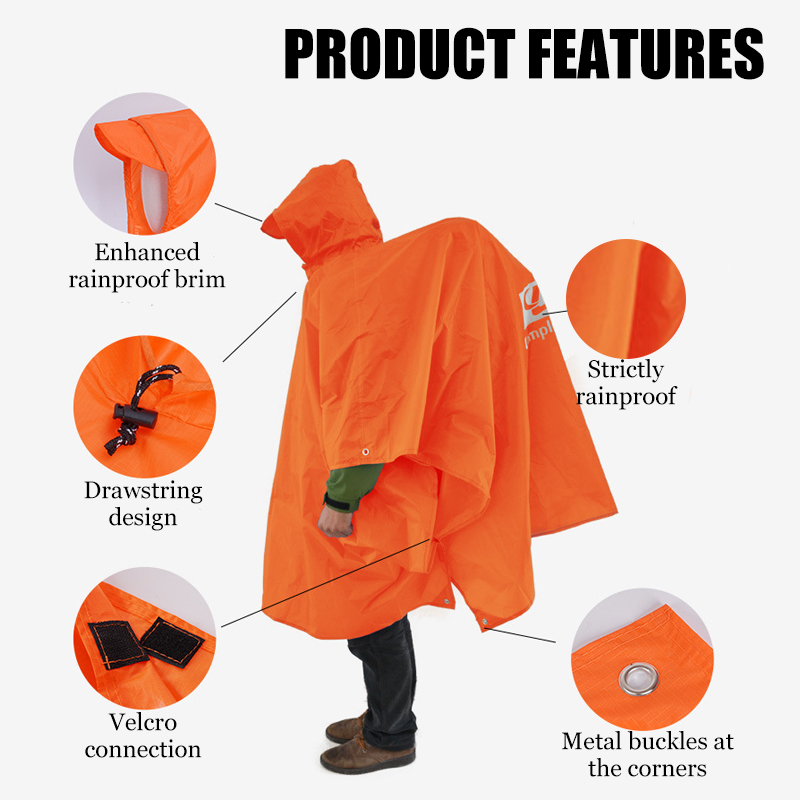 3-in-1 Lightweight Rain Poncho - Cycling Gear In Rain review and price