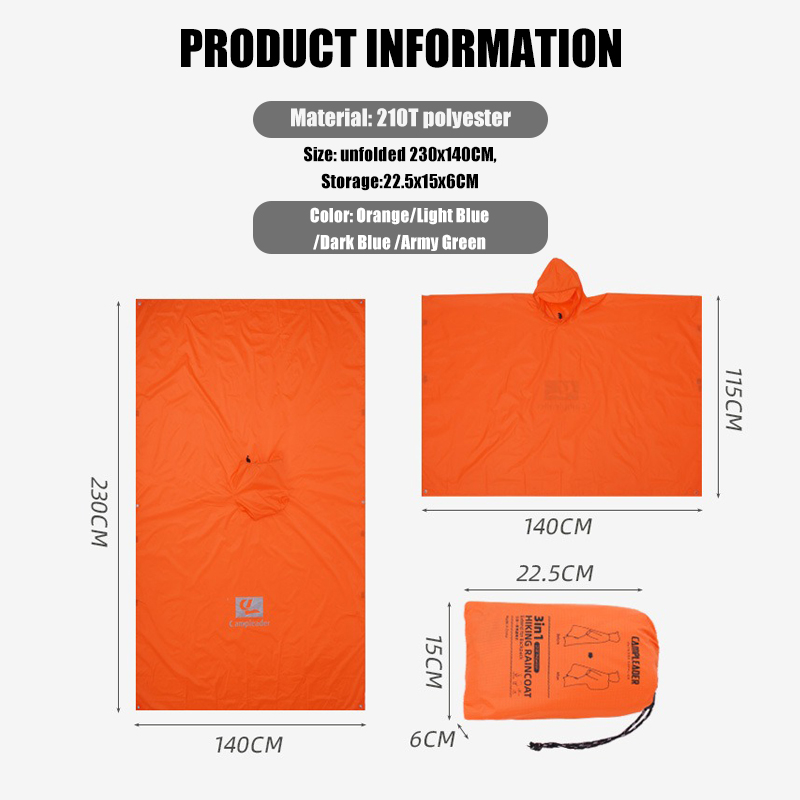 3-in-1 Lightweight Rain Poncho - Cycling Gear In Rain review and price