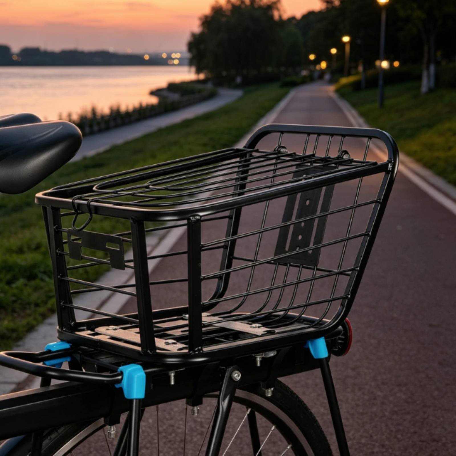 Folding Rear Bike Basket Folda - Cycling Gear Rack review and price