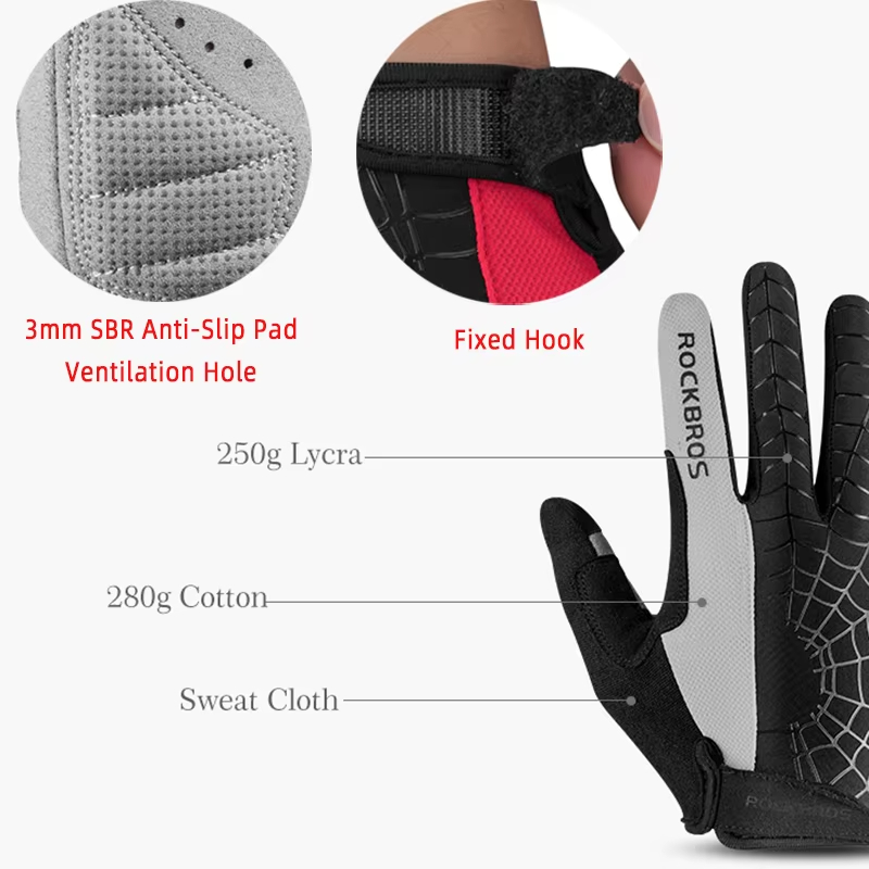 ROCKBROS Spring Cycling Gloves - Cycling Gear Pas review and price