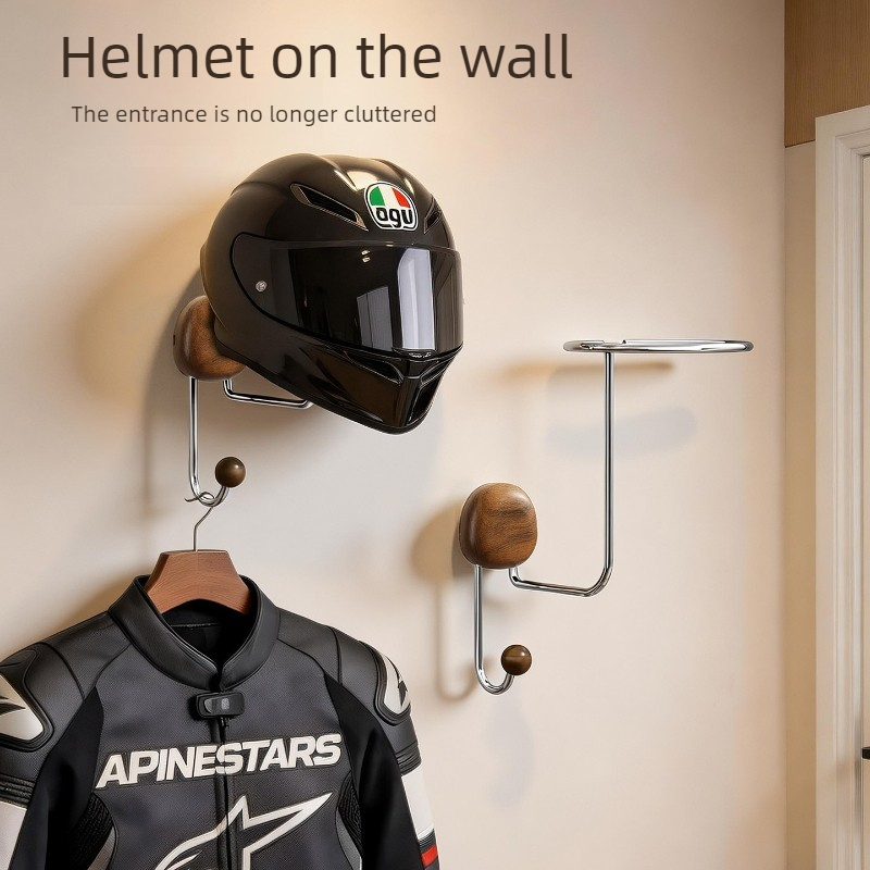 Wall Mount Helmet Storage Rack - Cycling Gear Organizer Wall review and price