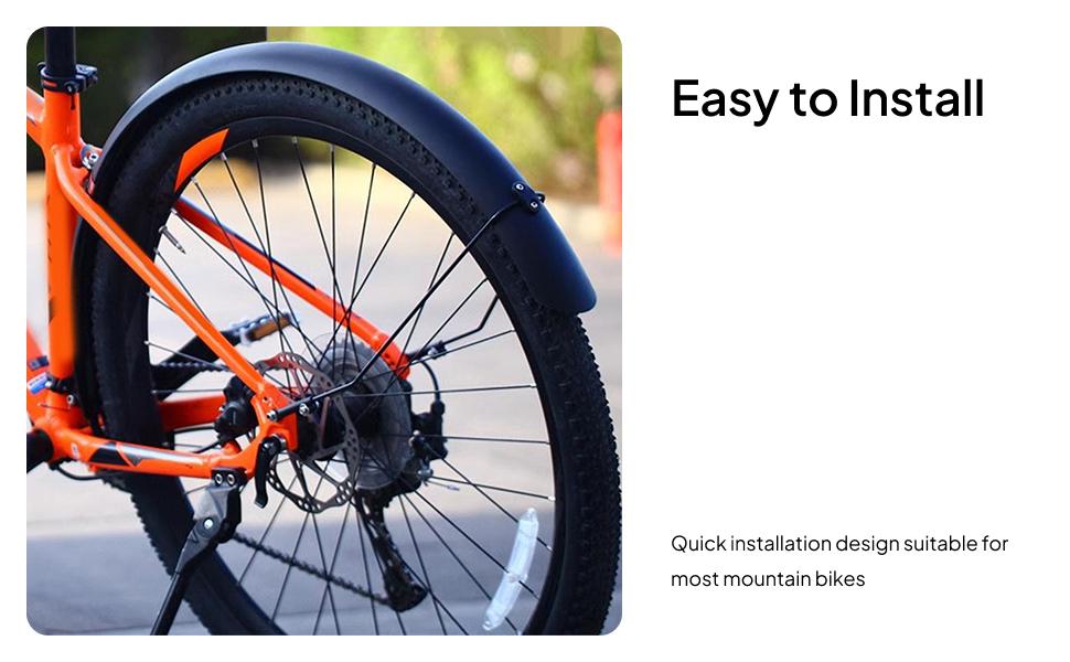 Mountain Bike Mud Guard Thicke - Bike Fender Set review and price