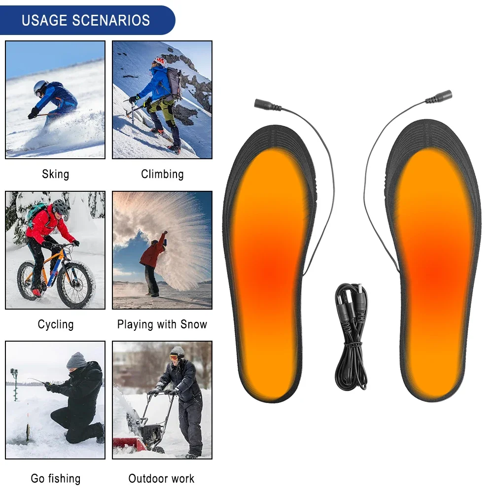 Warming Insoles Shoe USB Heate - Cycling Shoe Insoles review and price