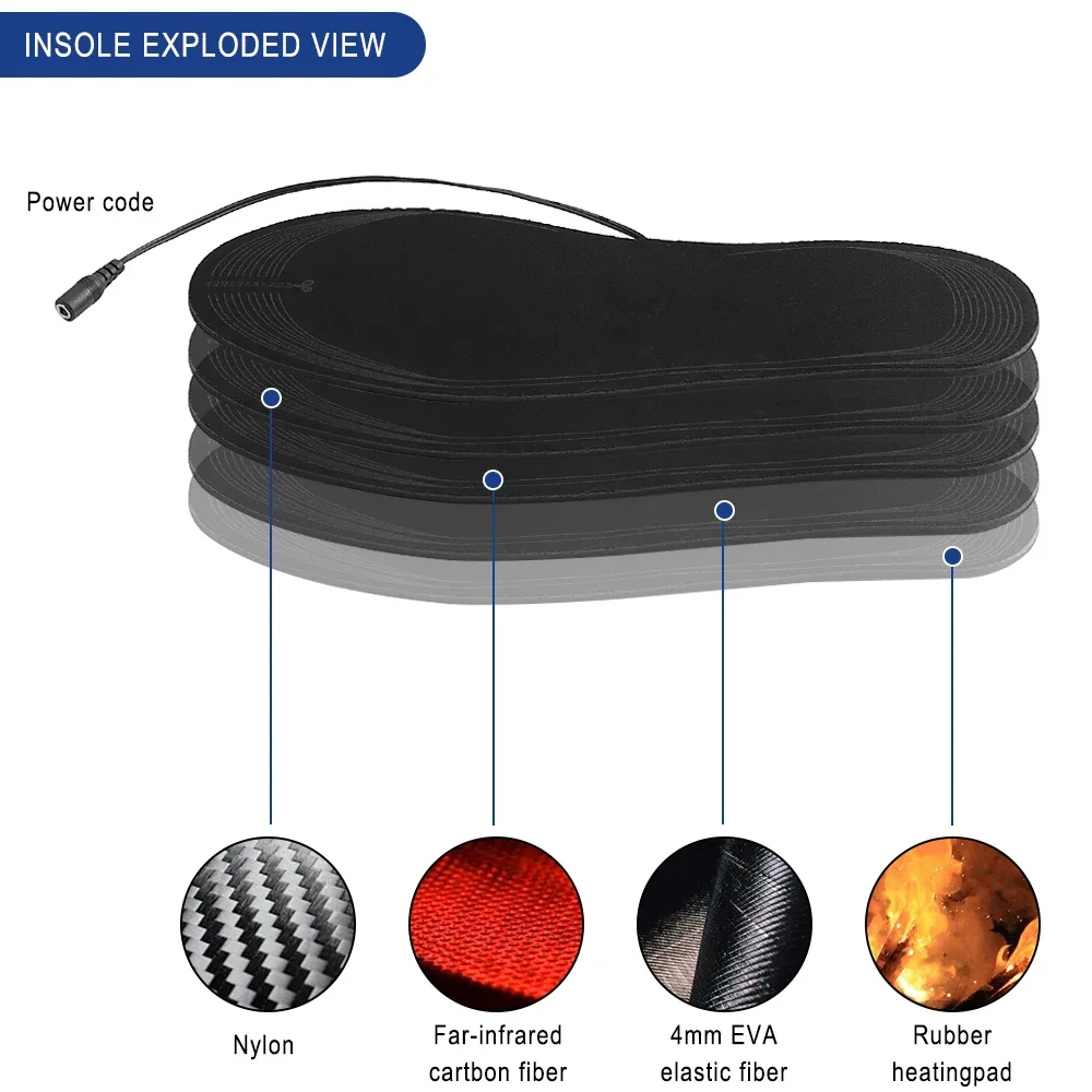 Warming Insoles Shoe USB Heate - Cycling Shoe Insoles review and price