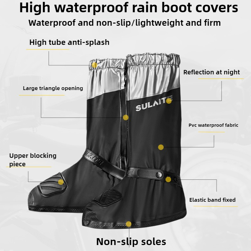 SULAITE Motorcycle Rain Boots  - Cycling Gear In Rain review and price